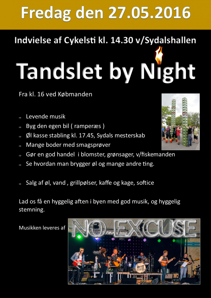 lille plakat Tandslet By night web